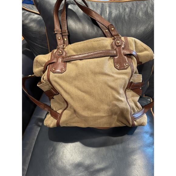 Michael Kors Canvas and Leather Gansevoort Tote - Large & Roomy - Picture 5 of 10